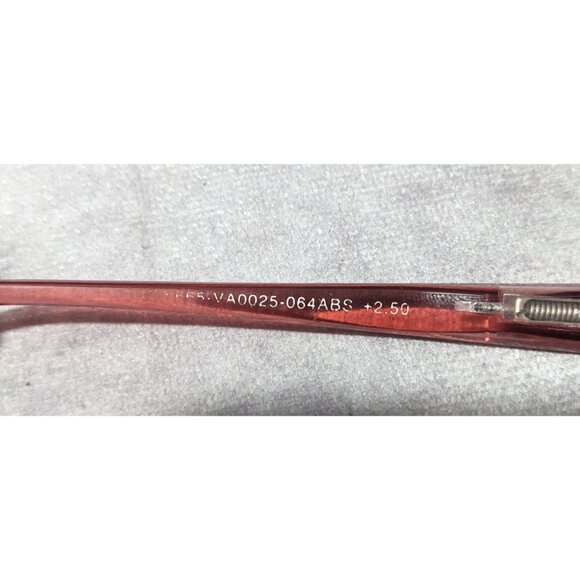 ABS Pink Translucent Retro Reading GLasses - Picture 5 of 10